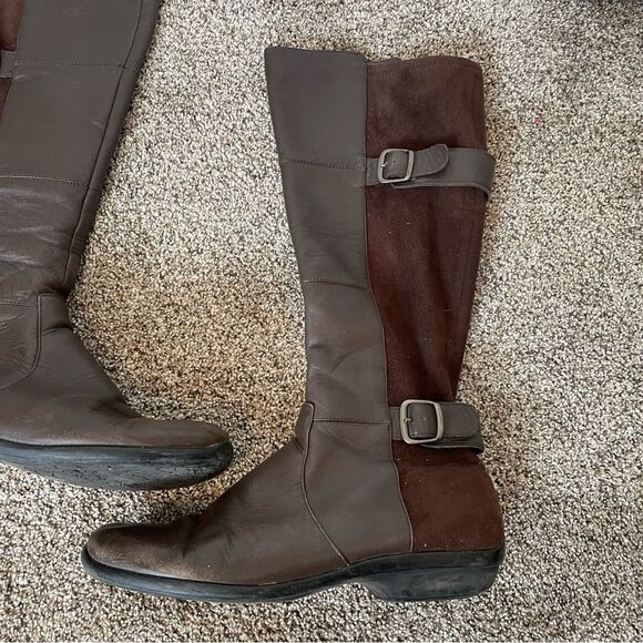 Dansko Odessa Brown Leather Knee High Boots - sz 40 - Picture 3 of 9